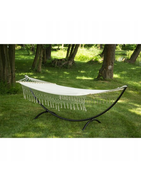 Komfortowy hamak bujak ogrodowy Bluebay Sun Meven beżowy, 200 × 150 cm 5900607534029 5