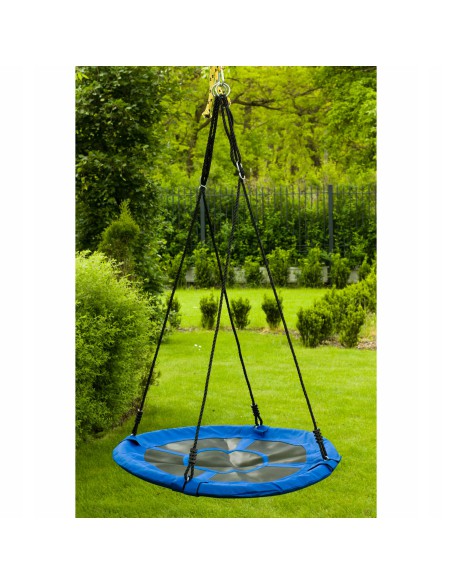 Wygodna huśtawka dla dzieci, bocianie gniazdo Stork Blue Meven niebieski, 90 x 180 cm 5900607534425 10