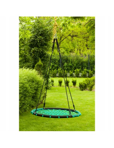 Zielone bocianie gniazdo huśtawka ogrodowa EMU GREEN Meven 100 cm 5900607534463 9