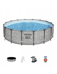 Premium basen ogrodowy na stelażu Bestway Steel Pro MAX 488x122cm 6941607311516