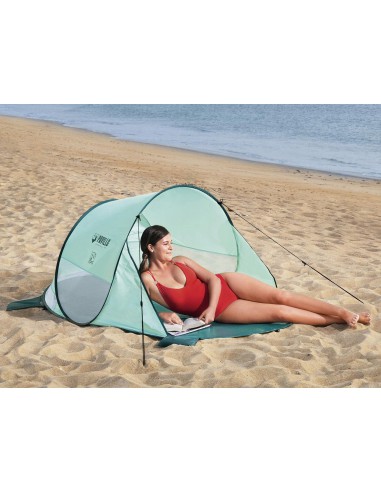 Samorozkładający namiot plażowy Pavillo Beach Quick Bestway miętowy, 200x120x90cm 6942138976144 3