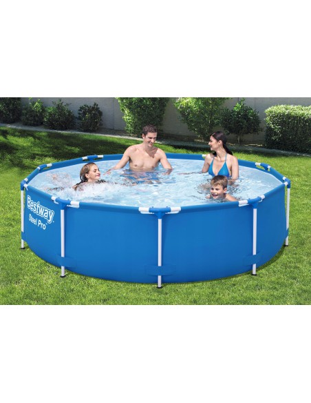 Łatwy w montażu basen ogrodowy na stelażu Bestway Steel Pro 366x76 cm 6942138972467 5