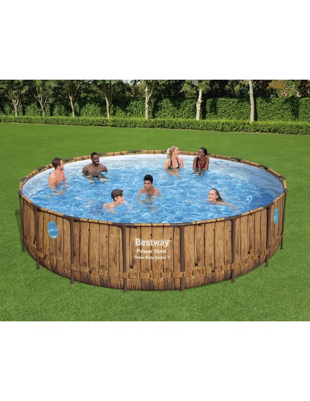 Duży basen ogrodowy na stelażu Bestway Power Steel Vista Series 549x122 cm 6941607311530 3