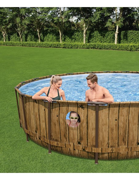 Duży basen ogrodowy na stelażu Bestway Power Steel Vista Series 549x122 cm 6941607311530 5