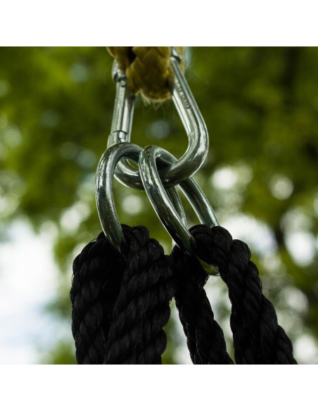 Wytrzymałe bocianie gniazdo huśtawka ogrodowa EMU RAINBOW Meven wielokolorowe, śr. 100 cm 5900607534449 5