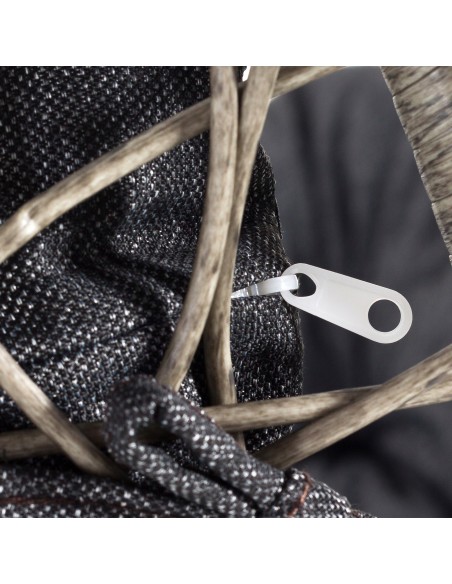 Technorattanowy fotel podwieszany do ogrodu kokon SIERRI Meven 135 × 75 × 120 cm - Fotele podwieszane Technorattanowy fotel podwieszany do ogrodu kokon SIERRI Meven 135 × 75 × 120 cm 5902490744042 11