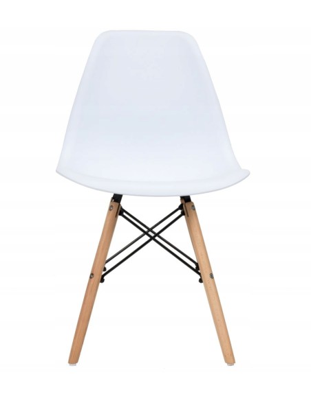 KRZESŁO SKANDYNAWSKIE DREWNIANE CAVO BIAŁE 5900607539079 3