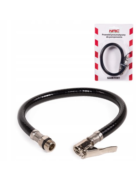 Wytrzymały wąż do pompowania kół NAC NAIR-1-HT 34 cm 5902490787513 2