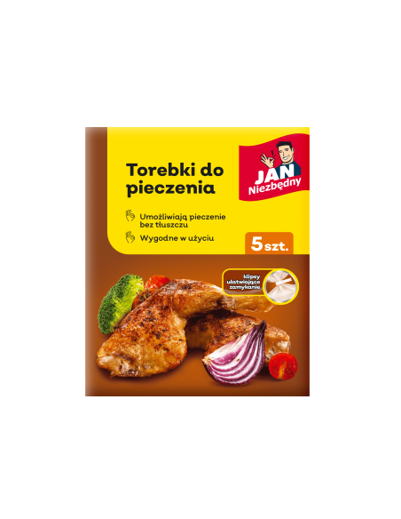 Torebki do piekarnika na mięso i warzywa 25x38cm 5szt Jan Niezbędny 5900536273129