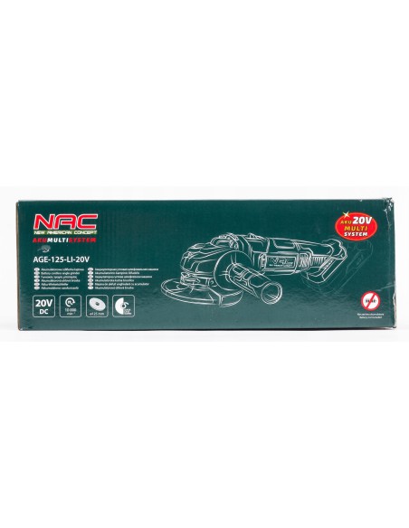 Akumulatorowa szlifierka kątowa NAC AGE-125-LI 20V 5902490740112 8