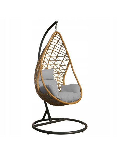 Stylowy fotel podwieszany kokon ROMINA Meven 105 × 195 cm - Fotele podwieszane Stylowy fotel podwieszany kokon ROMINA Meven 105 × 195 cm 5902490785113 5