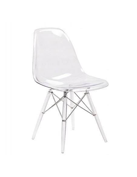 KRZESŁO SKANDYNAWSKIE TRANSPARENTNE SPIRITO 5902490787322