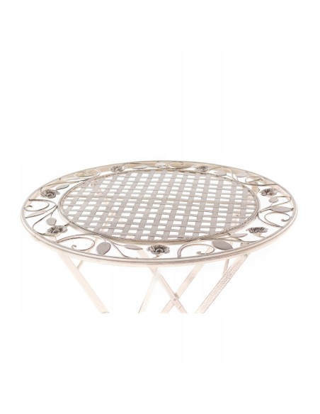 Metalowy zestaw mebli ogrodowych LAVENDER Meven, stolik + 2 krzesła - Meble balkonowe Metalowy zestaw mebli ogrodowych LAVENDER Meven, stolik + 2 krzesła 5902490744288 8