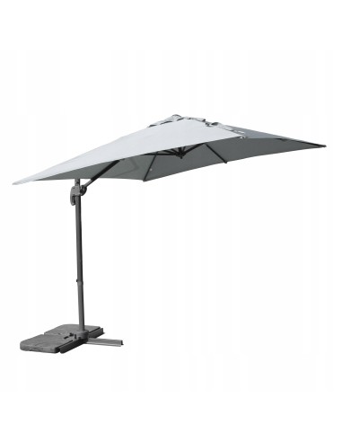 Przeciwsłoneczny parasol ogrodowy z wysięgnikiem Meven PLATINUM szary, 250 x 250 x 260 cm 5902490786790 10