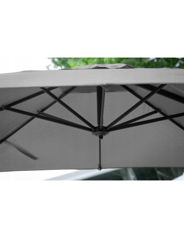 Przeciwsłoneczny parasol ogrodowy z wysięgnikiem Meven PLATINUM szary, 250 x 250 x 260 cm 5902490786790 14