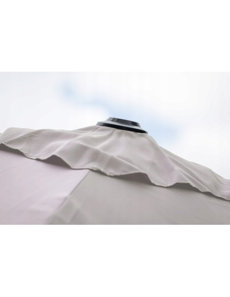 Boczny parasol ogrodowy z wysięgnikiem Meven PLATINUM beżowy, 250 x 250 x 260 cm 5902490786813 7