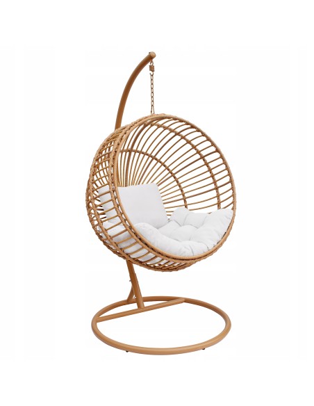 Okrągły fotel podwieszany, kokon STELLA Meven 105 × 195 cm - Fotele podwieszane Okrągły fotel podwieszany, kokon STELLA Meven 105 × 195 cm 5900607539987