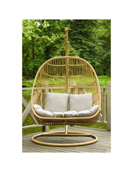 Podwójny fotel podwieszany DOMINICA Meven 124 × 66 × 123 cm 5900607534272 2