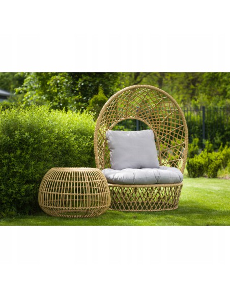 Stylowy fotel ogrodowy St. Tropez Meven beżowy, 115x82x144cm 5900607534258 8