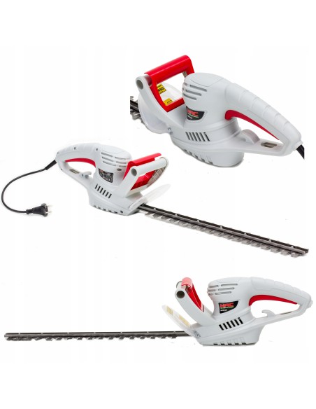 Ciche nożyce elektryczne do żywopłotu NAC HE45-CH z dodatkowym uchwytem, 450W 5902067855881