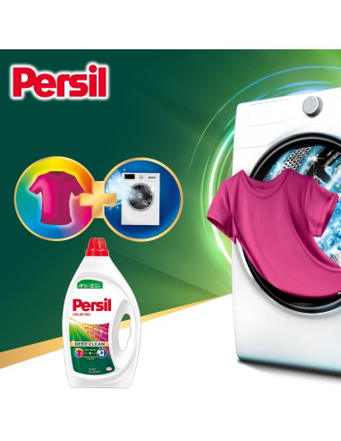 Żel do prania ubrań kolorowych Persil Deep Clean Color 3.96L 88 prań 9000101566086 2