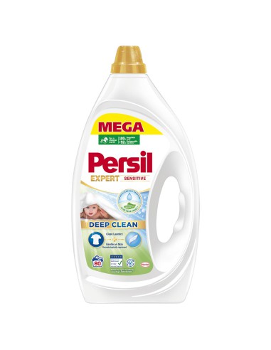 Delikatny żel do prania Persil Deep Clean Expert Sensitive 80 prań 3.6L - Żele i płyny do prania