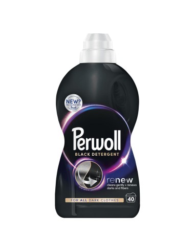 Odnawiający kolor płyn do prania czarnego Perwoll Renew Black 2L 40 prań - Żele i płyny do prania