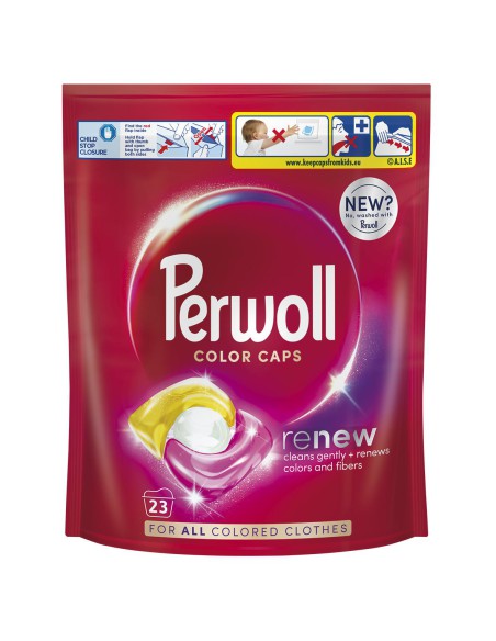 Praktyczne kapsułki do prania kolorowego Perwoll Renew Color Caps 23 prania 9000101810592