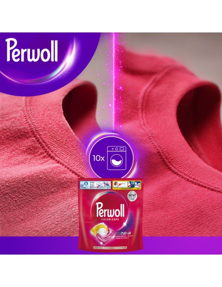 Praktyczne kapsułki do prania kolorowego Perwoll Renew Color Caps 23 prania 9000101810592 3
