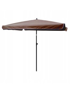 PARASOL OGRODOWY PLAŻOWY ŁAMANY 210X140 CM MOKKA 5902490786820