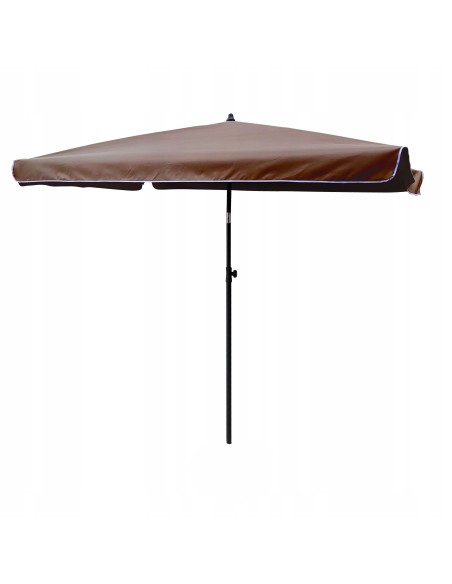 PARASOL OGRODOWY PLAŻOWY ŁAMANY 210X140 CM MOKKA 5902490786820