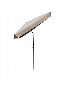 PARASOL OGRODOWY PLAŻOWY ŁAMANY 210X140 CM BEŻOWY 5902490786646 2