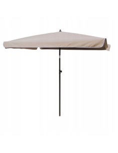 PARASOL OGRODOWY PLAŻOWY ŁAMANY 210X140 CM BEŻOWY 5902490786646