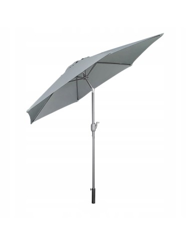 PARASOL OGRODOWY PLAŻOWY ŁAMANY ŚR.270 CM SZARY 5902490786738 2