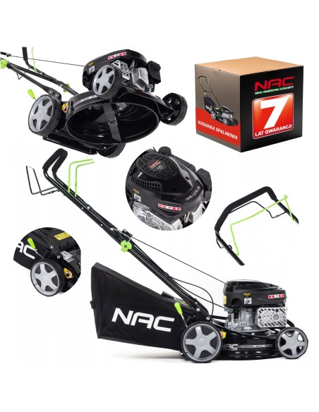 Kompaktowa kosiarka spalinowa NAC LS40-127R-JN z napędem 5902490784321