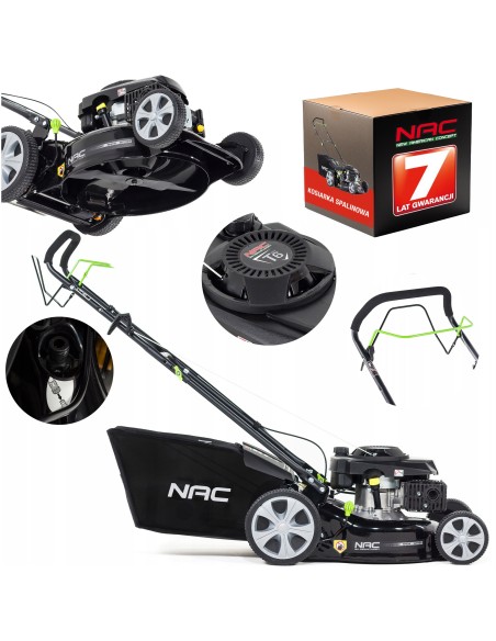 Funkcjonalna kosiarka spalinowa NAC LS46-146-H-NG z napędem 5902490742116