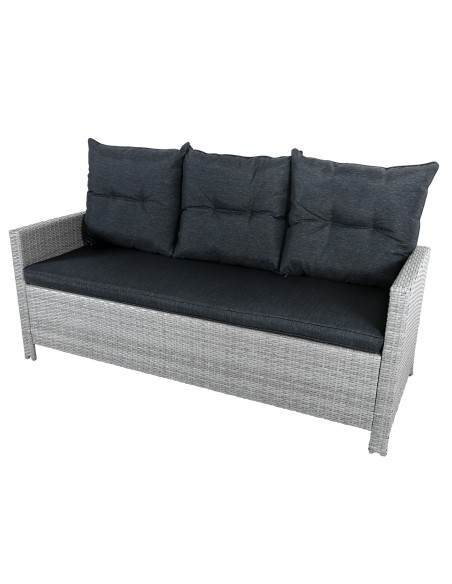 Ogrodowy zestaw mebli PUERTO Meven ciemnoszary, 6 elementów 5905842510012 9