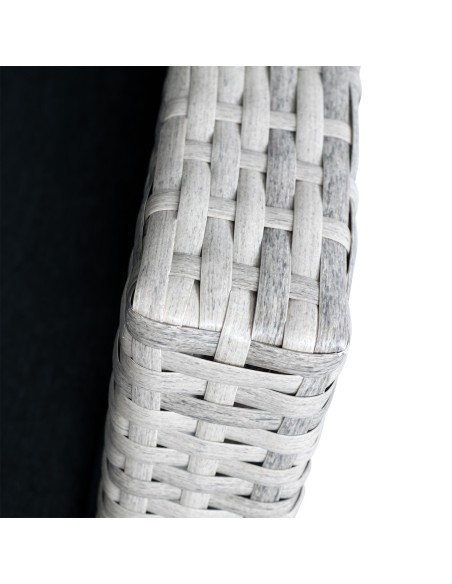 Luksusowy komplet mebli ogrodowych PUERTO Meven jasnoszary, z narożnikiem 5905842511477 7