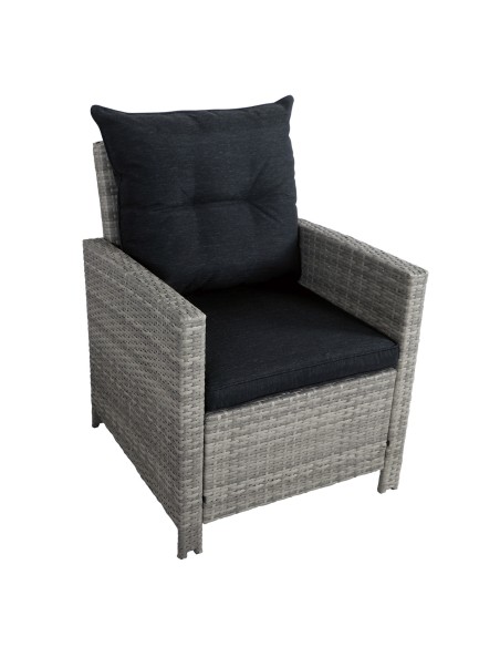 Elegancki komplet mebli PUERTO Meven jasnoszary, 6 elementów 5905842510005 3