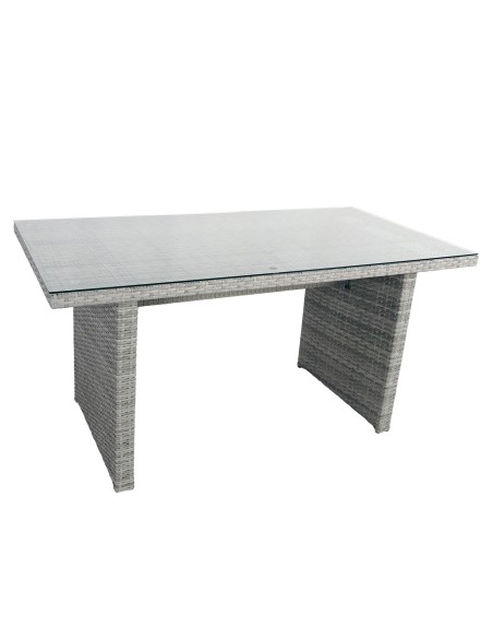 Elegancki komplet mebli PUERTO Meven jasnoszary, 6 elementów 5905842510005 5