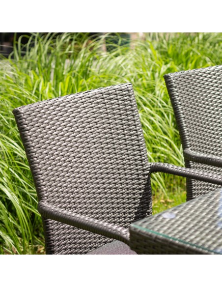 Ekskluzywny zestaw mebli ogrodowych PAISO Meven, stół + 6 krzeseł - Komplety obiadowe Ekskluzywny zestaw mebli ogrodowych PAISO Meven, stół + 6 krzeseł 5902490745759 3