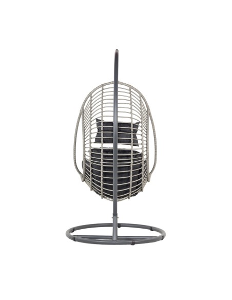 Mobilny fotel wiszący kokon ogrodowy Capri Meven szary 5905842512016 5