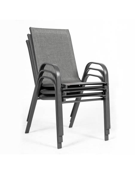 Rodzinny zestaw mebli ogrodowych ESPOO Meven stół + 6 krzeseł + parasol 5905842512009 4