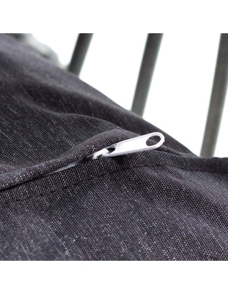 Antracytowy fotel podwieszany kokon MIA SCANDIC Meven 105 × 195 cm 5902490742871 9