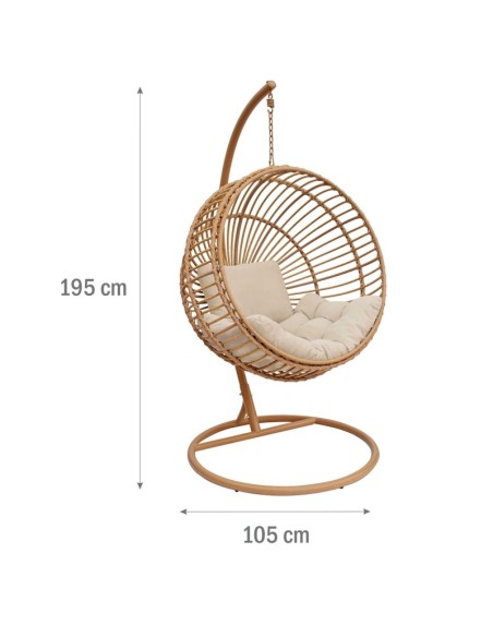 Wytrzymały fotel podwieszany Stella Meven 5900607539970 5