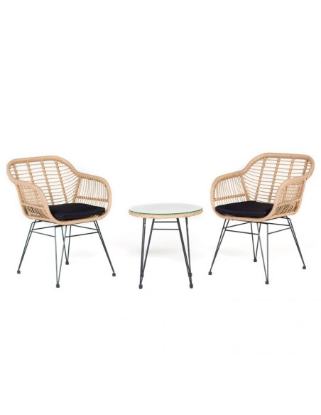 Rattanowy zestaw mebli SEVILLA Meven 2 fotele + stolik 5902490745506 10
