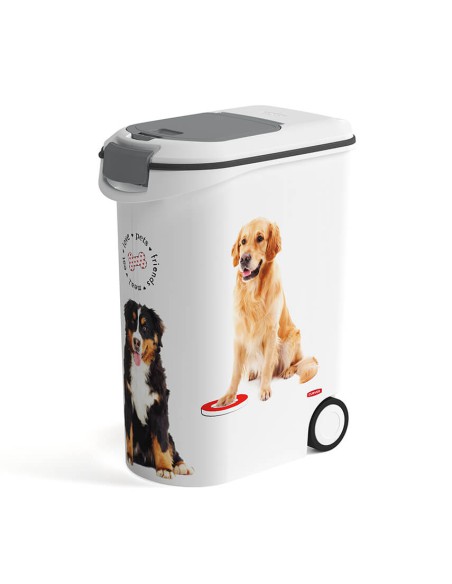 Pojemnik na kółkach na karmę dla psa 20kg 54l Curver - Pojemnik na kółkach na karmę dla psa 20kg 54l Curver 3253923906189 2