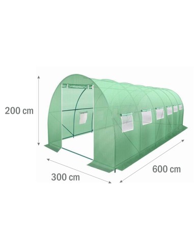 Tunel foliowy 600 x 300 x 200 cm 5905842511705 6