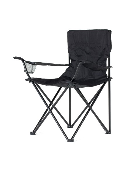 Czarne krzesełko turystyczne wędkarskie Ricco 5905842511736 5