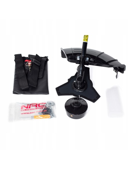 Wydajna kosa spalinowa NAC BP520-27-T + głowica żyłkowa, tarcza tnącą oraz szelki 5902067851432 12